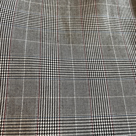 Haggar Men's 42S Plaid Windowpane Blazer Contrast Stitching Preppy Academia - Picture 6 of 15